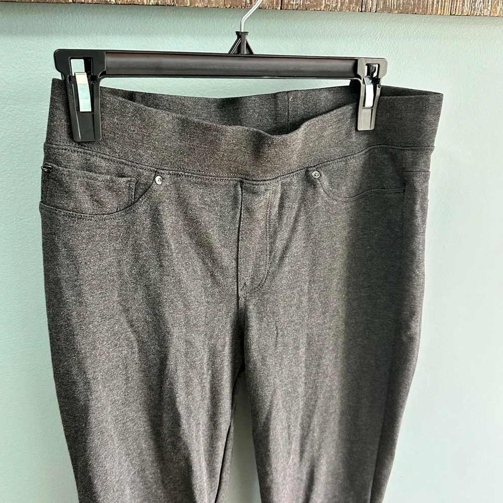 Seven 7 Pants Womens medium Gray Pull On Legging Yoga Athletic